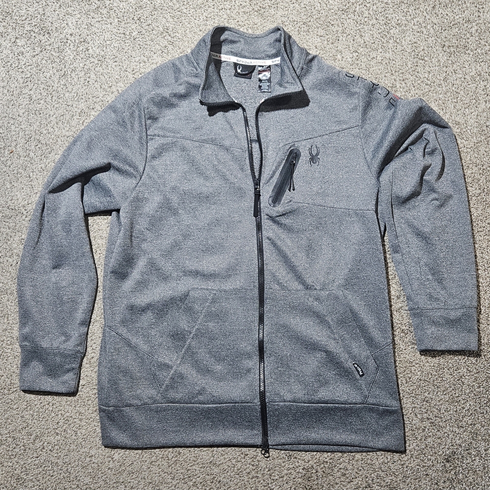 2 Spyder Gray and Blue Jackets - Picture 2 of 11